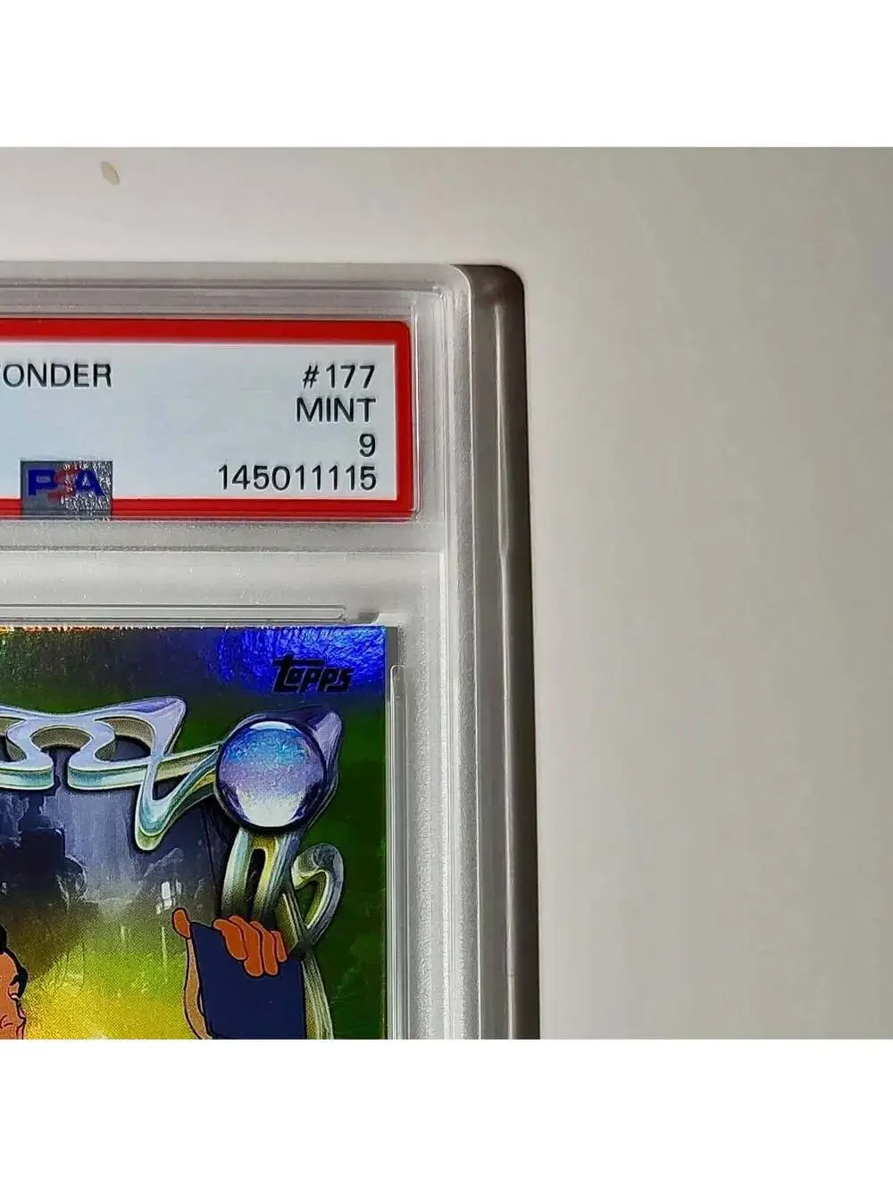 Gaston 2025 Topps Disney Wonder #177 Card Beauty and the Beast PSA 9 MT